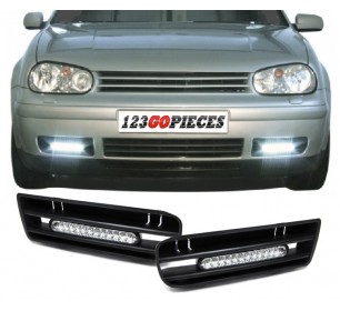 Kit feux de jour diurnes LED pour Volkswagen GOLF 1997-2003 - GO15631